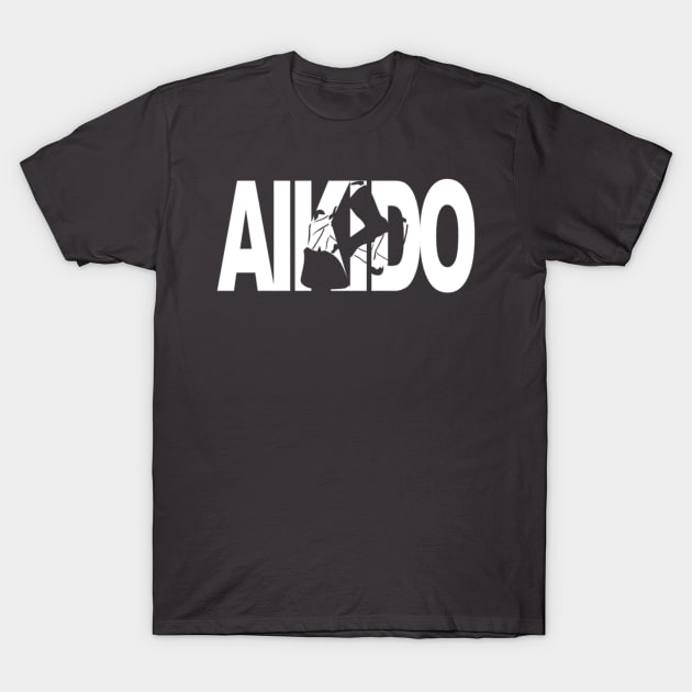 Aikido - Throw Dark T-Shirt by Todd Henderson 